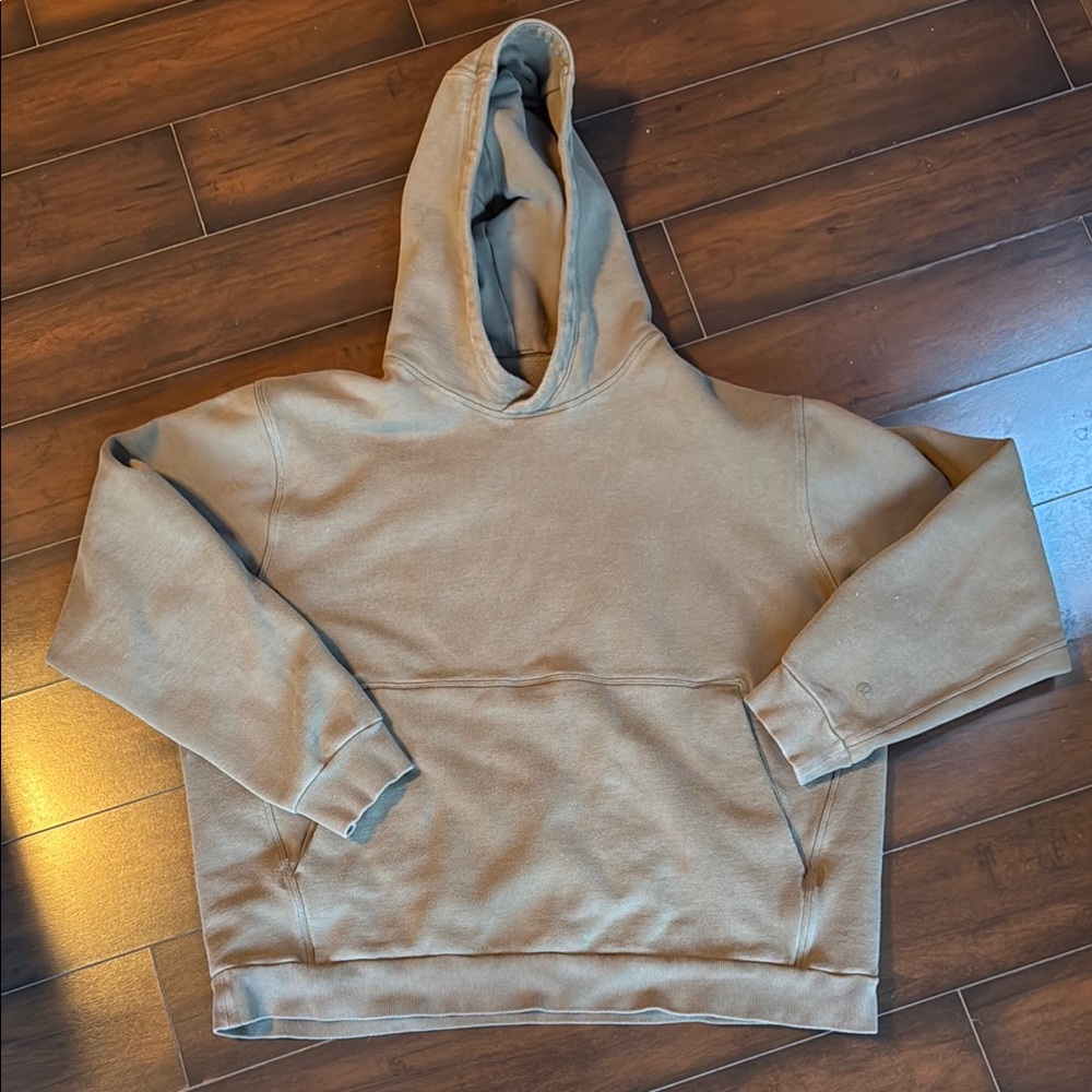 Lululemon Athletica Tan Sweater Cozy Cotton Blend